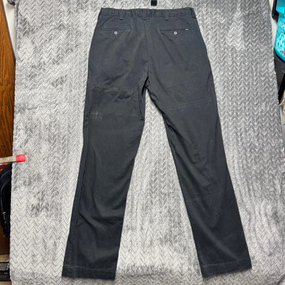Polo Ralph Lauren Chinos 34/34 Black Excellent Classic Fit Cotton Twill (2101)